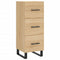 vidaXL Sideboard Sonoma Oak 34.5x34x90 cm Engineered Wood