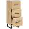 vidaXL Sideboard Sonoma Oak 34.5x34x90 cm Engineered Wood