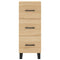 vidaXL Sideboard Sonoma Oak 34.5x34x90 cm Engineered Wood