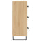 vidaXL Sideboard Sonoma Oak 34.5x34x90 cm Engineered Wood