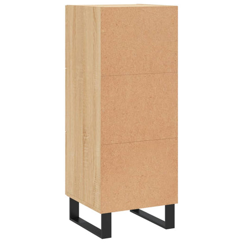 vidaXL Sideboard Sonoma Oak 34.5x34x90 cm Engineered Wood
