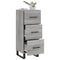 vidaXL Sideboard Grey Sonoma 34.5x34x90 cm Engineered Wood