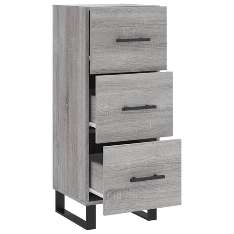 vidaXL Sideboard Grey Sonoma 34.5x34x90 cm Engineered Wood