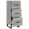 vidaXL Sideboard Grey Sonoma 34.5x34x90 cm Engineered Wood