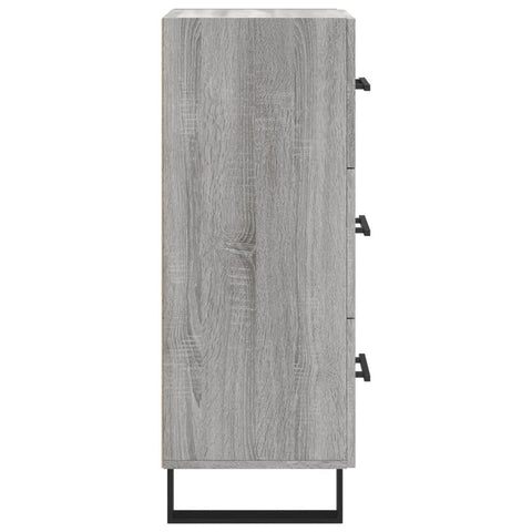 vidaXL Sideboard Grey Sonoma 34.5x34x90 cm Engineered Wood