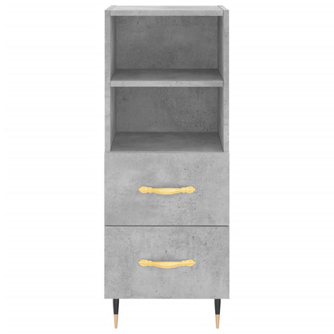 vidaXL Sideboard Concrete Grey 34.5x34x90 cm Engineered Wood