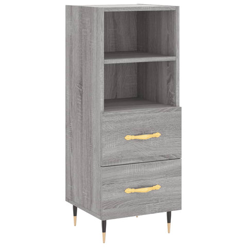 vidaXL Sideboard Grey Sonoma 34.5x34x90 cm Engineered Wood