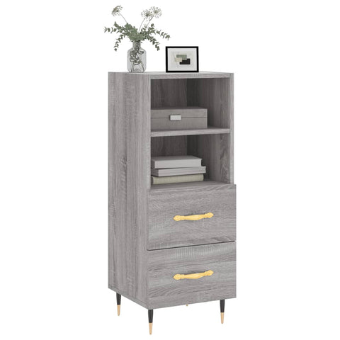 vidaXL Sideboard Grey Sonoma 34.5x34x90 cm Engineered Wood