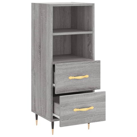 vidaXL Sideboard Grey Sonoma 34.5x34x90 cm Engineered Wood