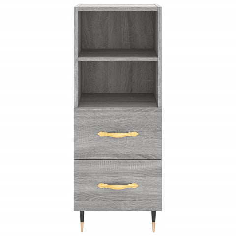 vidaXL Sideboard Grey Sonoma 34.5x34x90 cm Engineered Wood