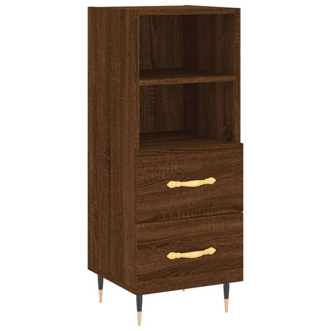 vidaXL Sideboard Brown Oak 34.5x34x90 cm Engineered Wood