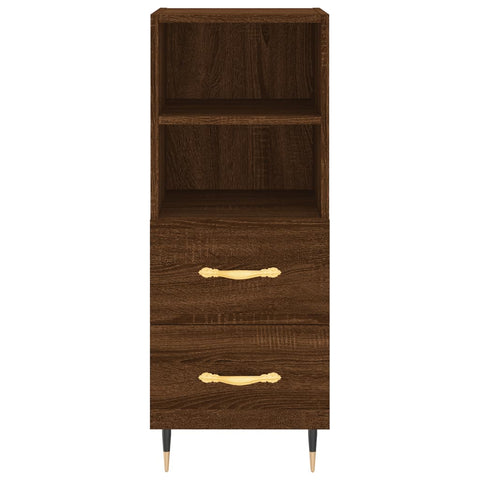 vidaXL Sideboard Brown Oak 34.5x34x90 cm Engineered Wood