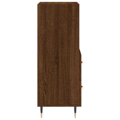 vidaXL Sideboard Brown Oak 34.5x34x90 cm Engineered Wood