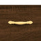 vidaXL Sideboard Brown Oak 34.5x34x90 cm Engineered Wood