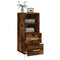 vidaXL Sideboard Smoked Oak 34.5x34x90 cm Engineered Wood