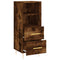 vidaXL Sideboard Smoked Oak 34.5x34x90 cm Engineered Wood