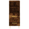 vidaXL Sideboard Smoked Oak 34.5x34x90 cm Engineered Wood