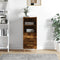 vidaXL Sideboard Smoked Oak 34.5x34x90 cm Engineered Wood