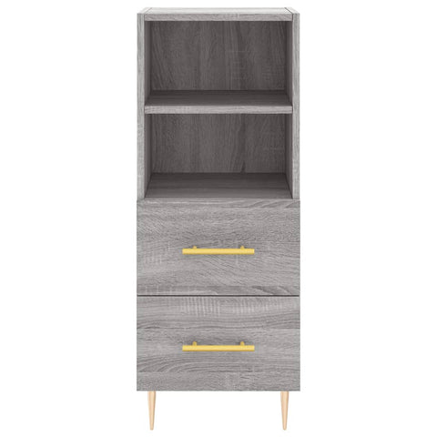 vidaXL Sideboard Grey Sonoma 34.5x34x90 cm Engineered Wood
