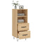 vidaXL Sideboard Sonoma Oak 34.5x34x90 cm Engineered Wood