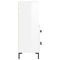 vidaXL Sideboard High Gloss White 34.5x34x90 cm Engineered Wood