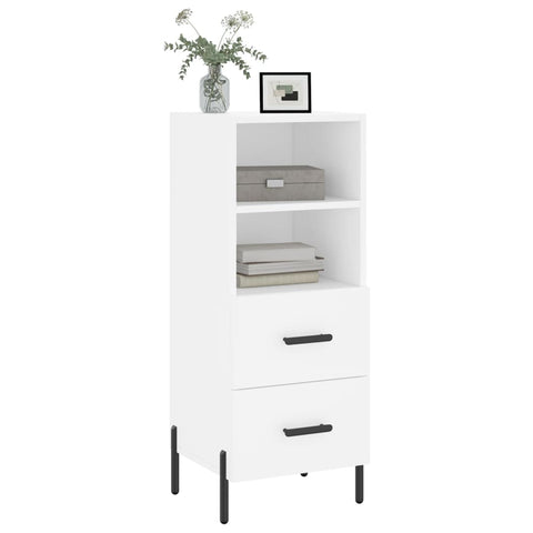 vidaXL Sideboard White 34.5x34x90 cm Engineered Wood