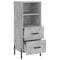 vidaXL Sideboard Concrete Grey 34.5x34x90 cm Engineered Wood