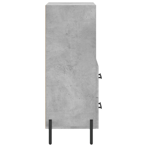 vidaXL Sideboard Concrete Grey 34.5x34x90 cm Engineered Wood