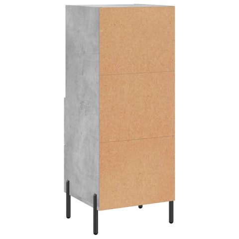 vidaXL Sideboard Concrete Grey 34.5x34x90 cm Engineered Wood