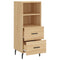 vidaXL Sideboard Sonoma Oak 34.5x34x90 cm Engineered Wood