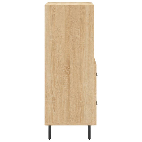 vidaXL Sideboard Sonoma Oak 34.5x34x90 cm Engineered Wood