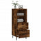 vidaXL Sideboard Smoked Oak 34.5x34x90 cm Engineered Wood