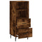 vidaXL Sideboard Smoked Oak 34.5x34x90 cm Engineered Wood