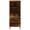vidaXL Sideboard Smoked Oak 34.5x34x90 cm Engineered Wood