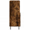 vidaXL Sideboard Smoked Oak 34.5x34x90 cm Engineered Wood