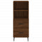 vidaXL Sideboard Brown Oak 34.5x34x90 cm Engineered Wood