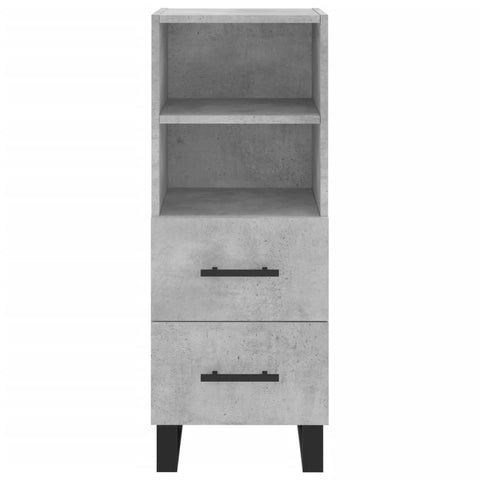 vidaXL Sideboard Concrete Grey 34.5x34x90 cm Engineered Wood