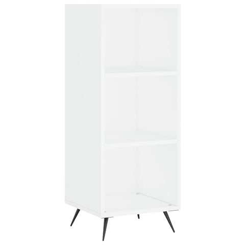 vidaxL Shelf Cabinet White 34.5x32.5x90 cm Engineered Wood