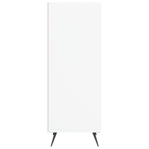 vidaxL Shelf Cabinet White 34.5x32.5x90 cm Engineered Wood
