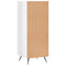 vidaxL Shelf Cabinet High Gloss White 34.5x32.5x90 cm Engineered Wood
