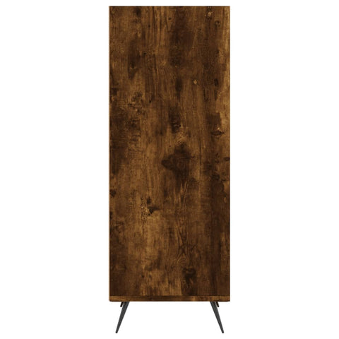 vidaxL Shelf Cabinet Smoked Oak 34.5x32.5x90 cm Engineered Wood