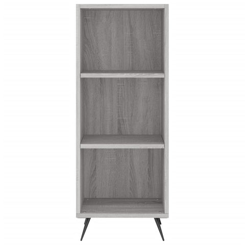 vidaxL Shelf Cabinet Grey Sonoma 34.5x32.5x90 cm Engineered Wood