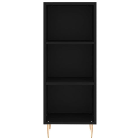 vidaXL Sideboard Black 34.5x32.5x90 cm Engineered Wood