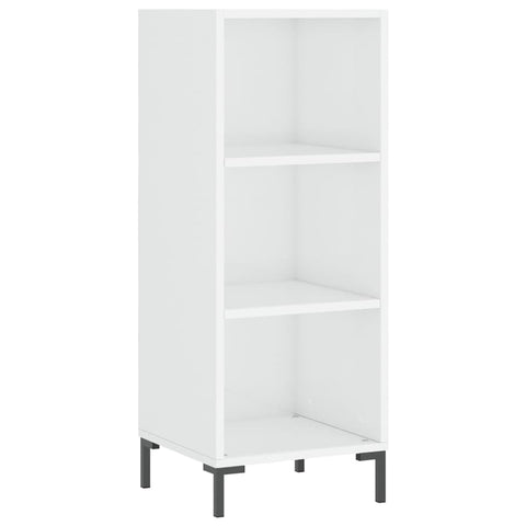 vidaXL Sideboard High Gloss White 34.5x32.5x90 cm Engineered Wood