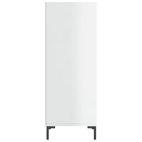 vidaXL Sideboard High Gloss White 34.5x32.5x90 cm Engineered Wood