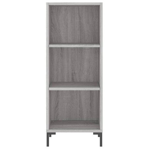 vidaXL Sideboard Grey Sonoma 34.5x32.5x90 cm Engineered Wood