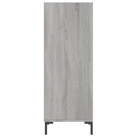 vidaXL Sideboard Grey Sonoma 34.5x32.5x90 cm Engineered Wood