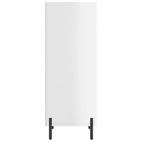 vidaXL Sideboard High Gloss White 34.5x32.5x90 cm Engineered Wood