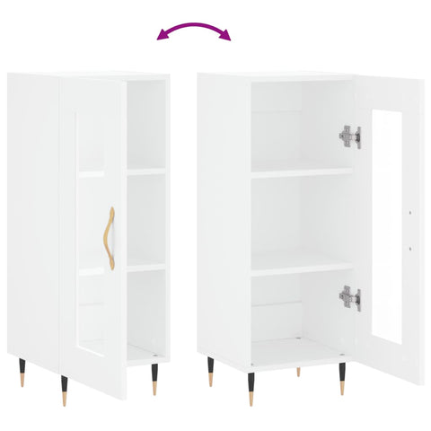 vidaXL Sideboard White 34.5x34x90 cm Engineered Wood