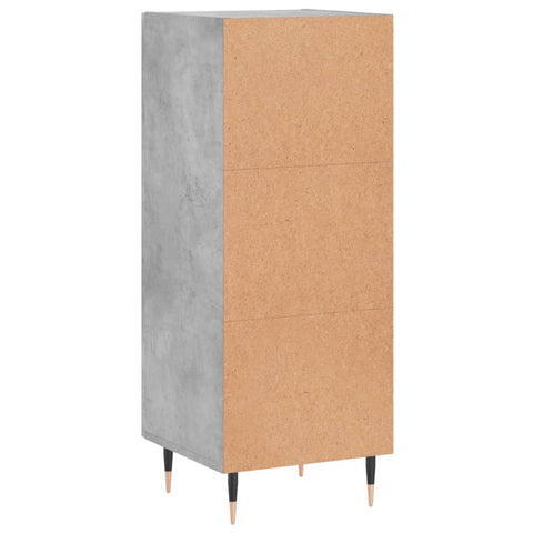 vidaXL Sideboard Concrete Grey 34.5x34x90 cm Engineered Wood